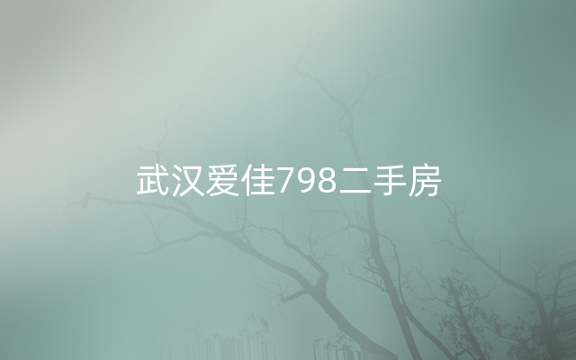 武汉爱佳798二手房