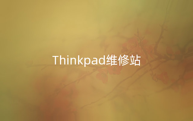 Thinkpad维修站