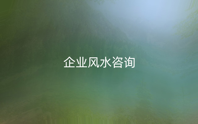 企业风水咨询