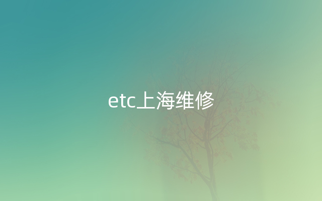 etc上海维修