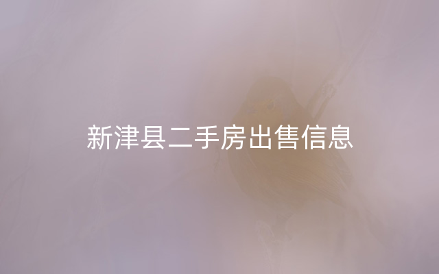 新津县二手房出售信息