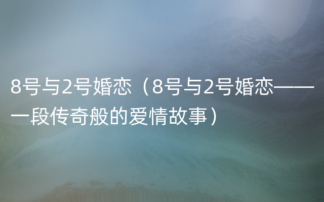 8号与2号婚恋（8号与2号婚恋——一段传奇般的爱情故事）