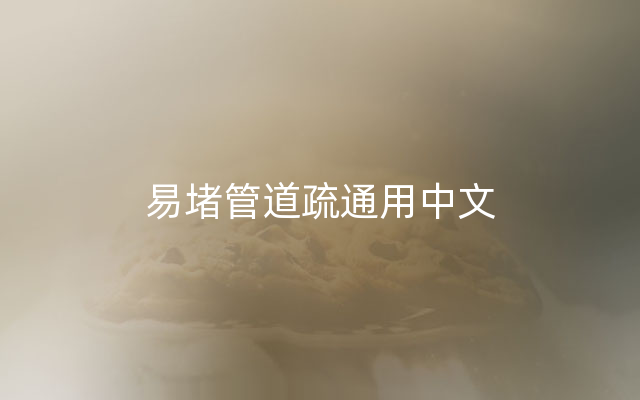 易堵管道疏通用中文