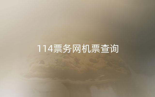 114票务网机票查询