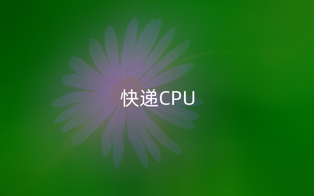 快递CPU