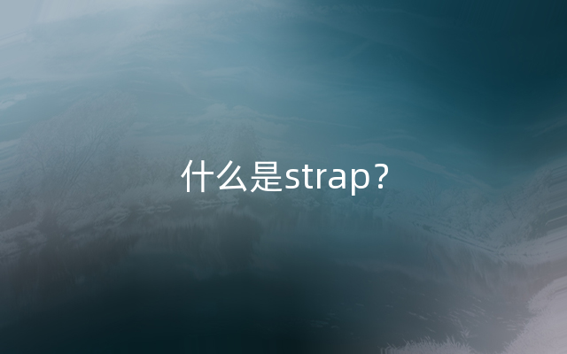 什么是strap？