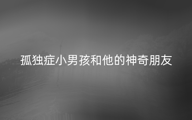 孤独症小男孩和他的神奇朋友