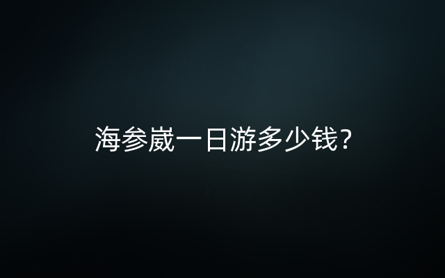 海参崴一日游多少钱？