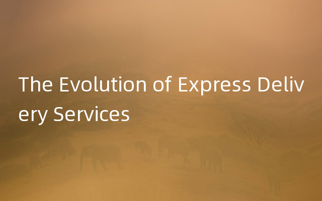 The Evolution of Express Delivery Services