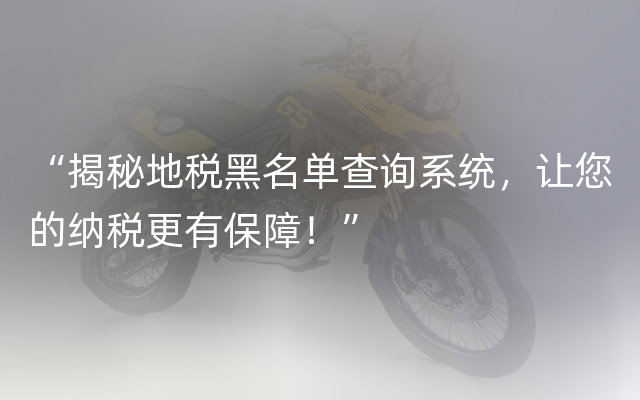 “揭秘地税黑名单查询系统，让您的纳税更有保障！”