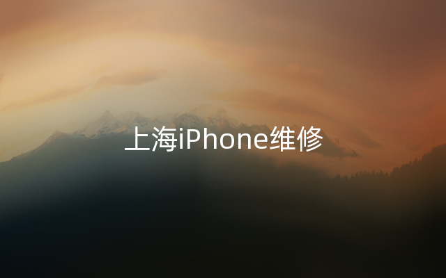 上海iPhone维修