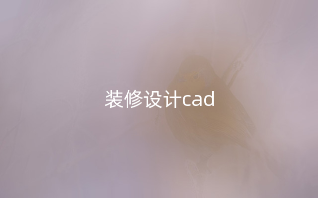 装修设计cad