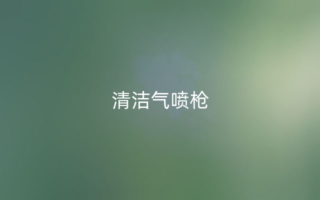 清洁气喷枪